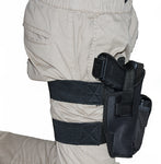 SAS Double Strap Thigh Holster (with mag pouch)