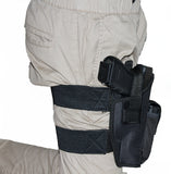 SAS Double Strap Thigh Holster (with mag pouch)